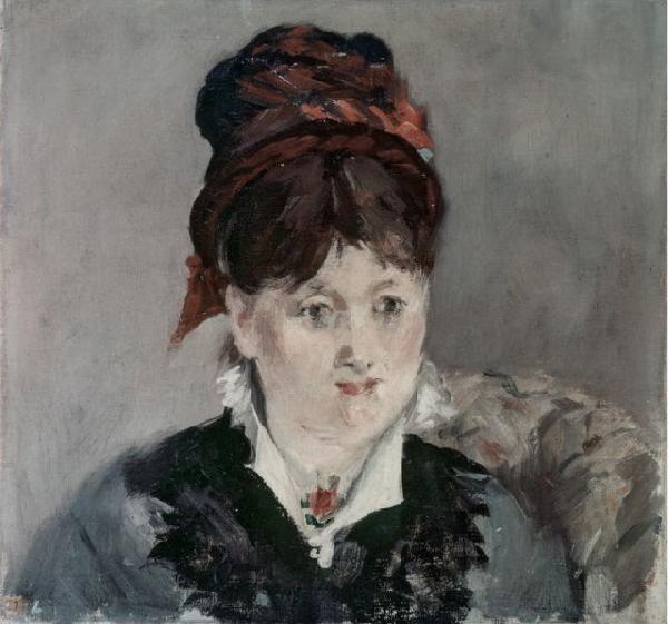 Edouard Manet Portrait d'Alice Lecouve dans un Fautheuil oil painting image